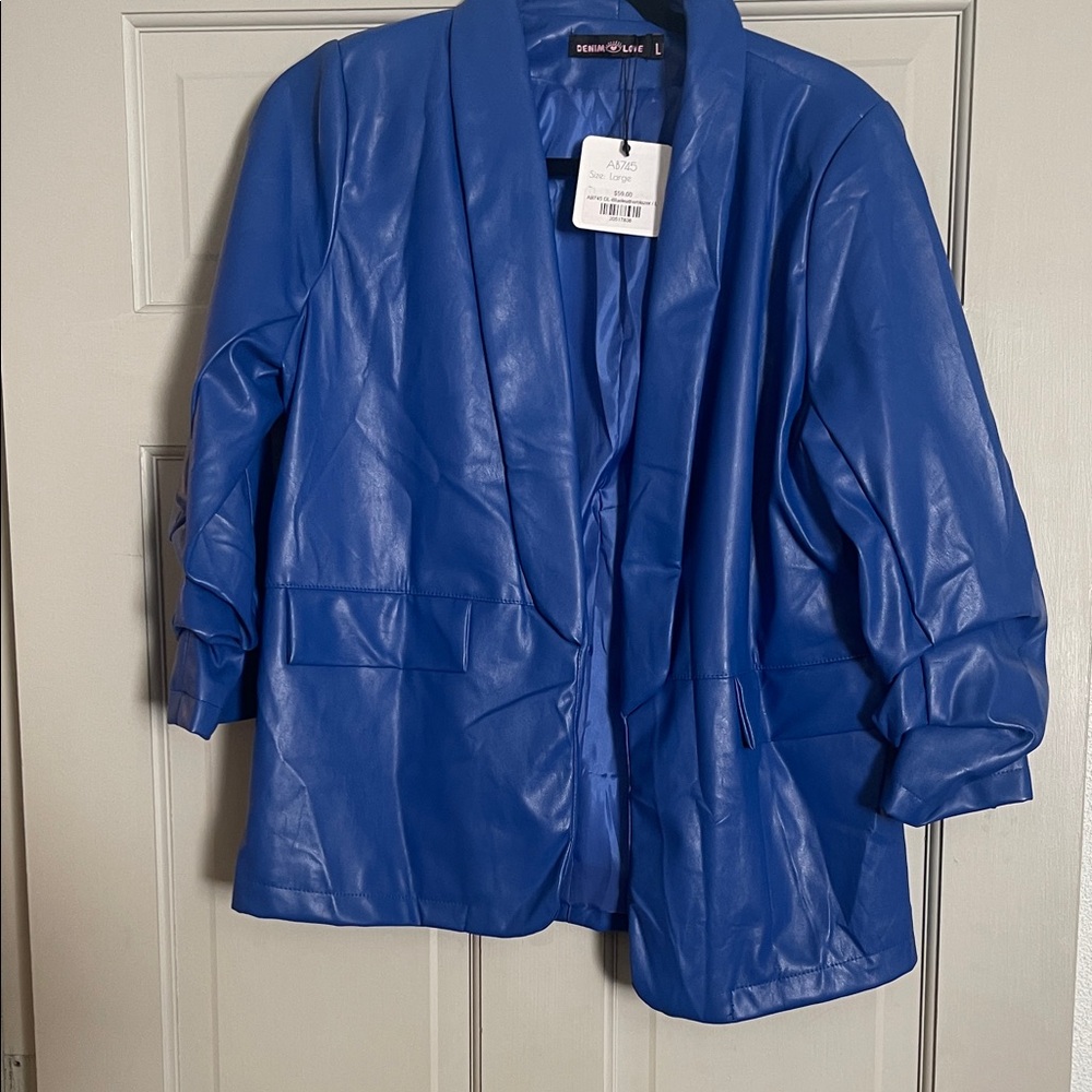 Ocean Drive Women's Vibrant Blue Blazer